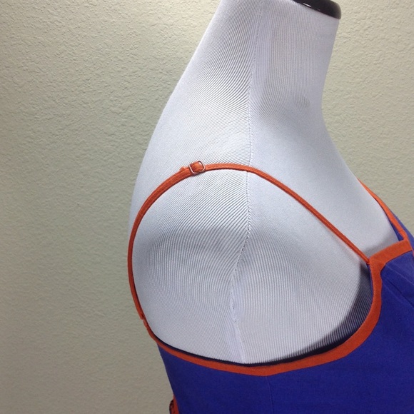 Urban Outfitters Red & Blue Spaghetti Strap Dress - Picture 5 of 7